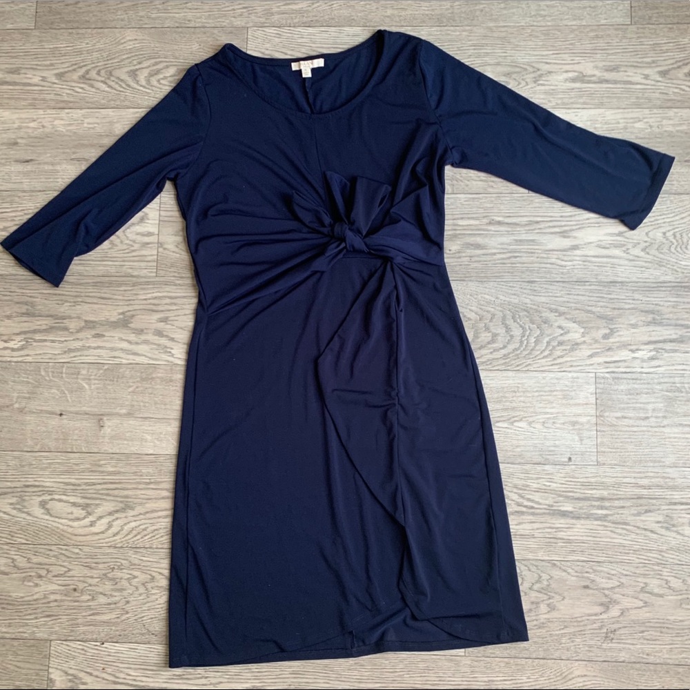 Blue tie dress